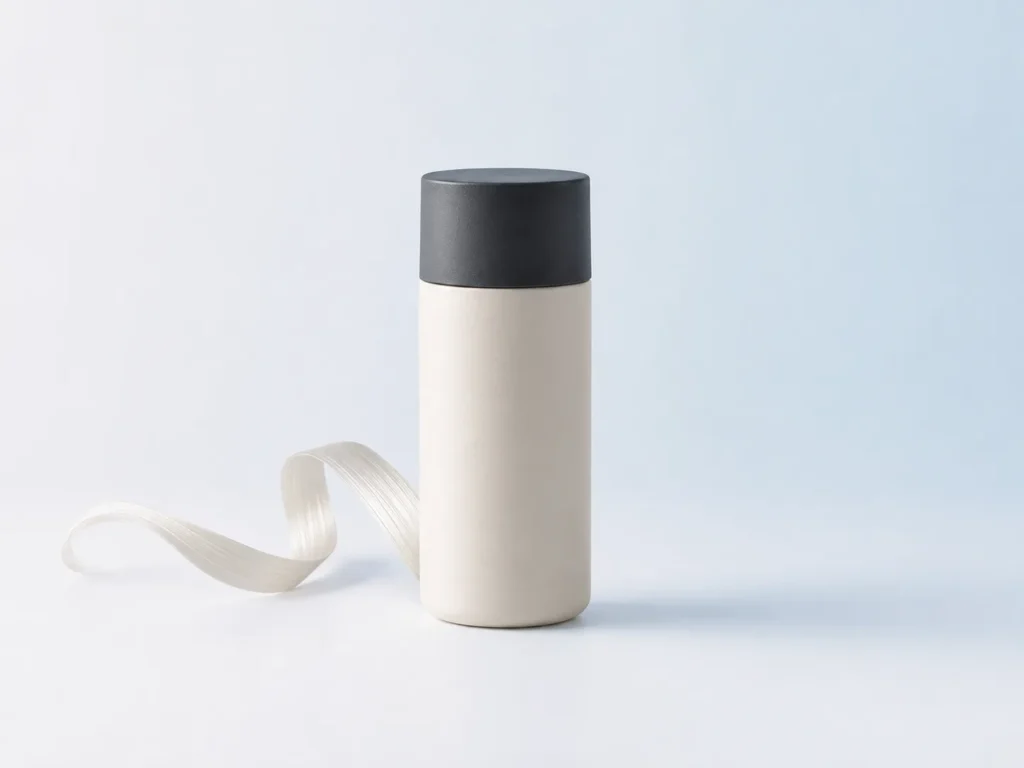 Conceptual illustration of a 2oz curl care sample