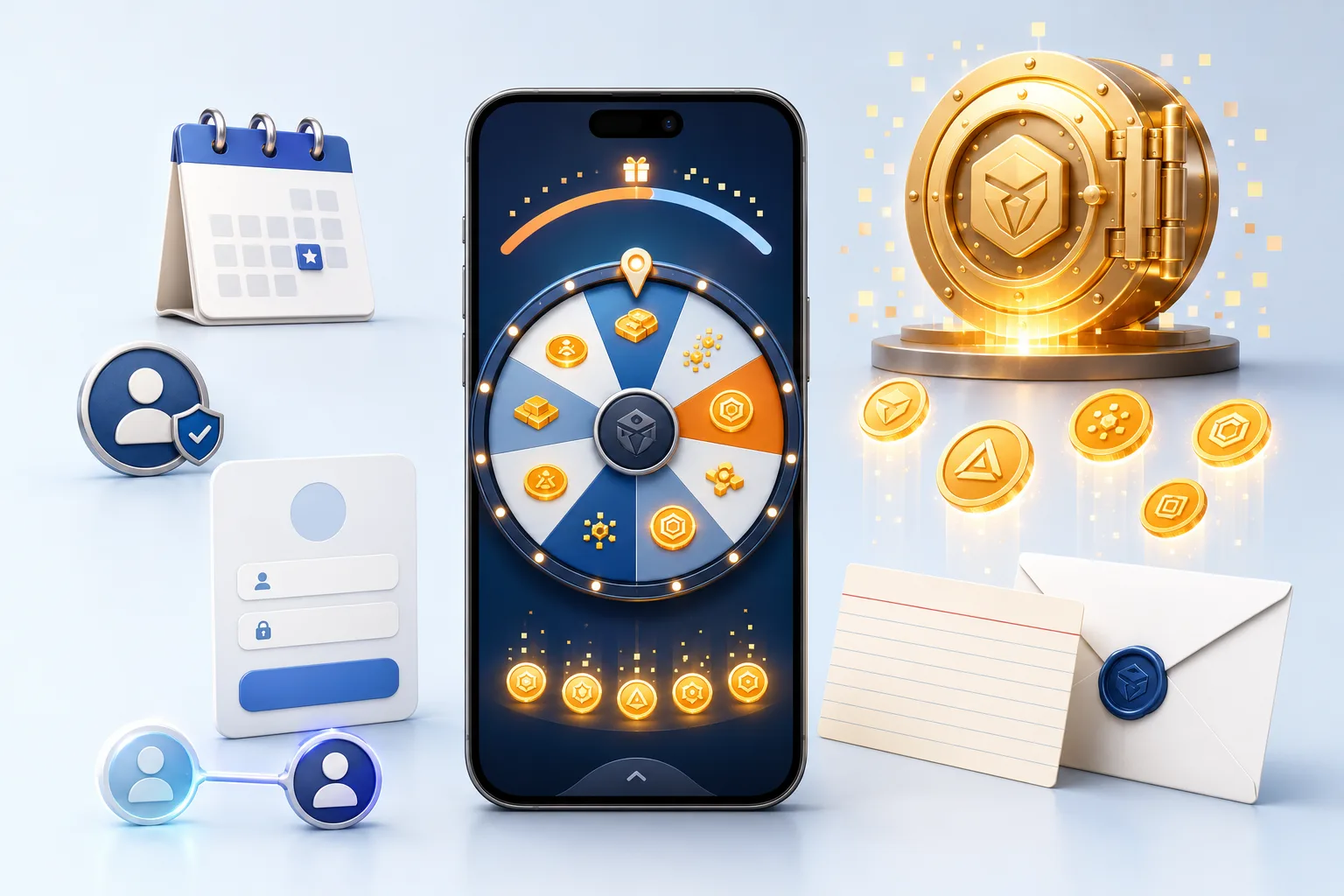 Fold Spinwheel Bitcoin giveaway with a mobile prize wheel and digital satoshi reward tokens