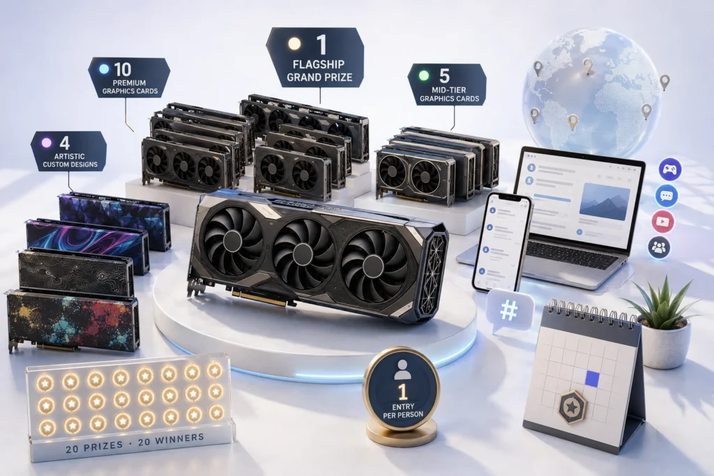 NVIDIA Summer of RTX 2026 Sweepstakes – Win 1 of 20 RTX GPUs