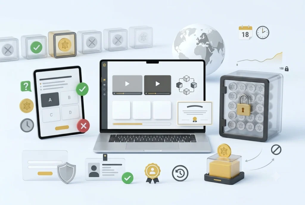 Binance TURTLE Learn & Earn 2026 featuring a blockchain quiz and a reward of 25 locked TURTLE tokens
