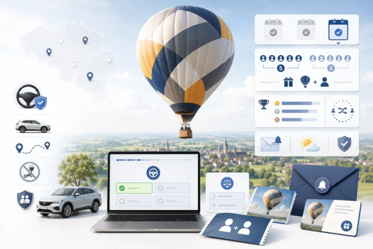 BOB Summer Quiz 2026 in Belgium featuring an online road-safety quiz and a hot air balloon flight experience for two
