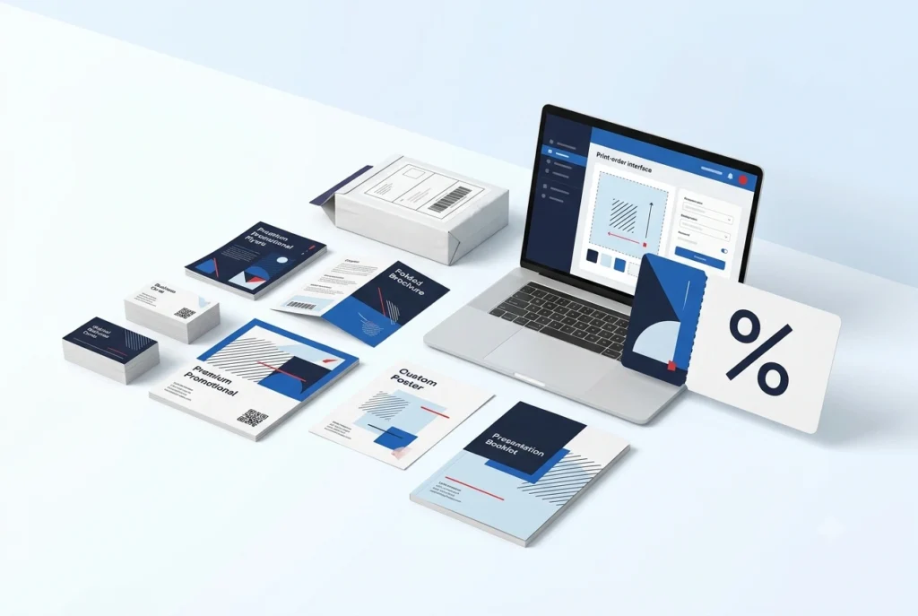 Office Depot Print Services coupon offering 20% off eligible online printing