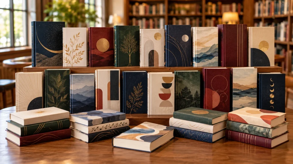 Editorial illustration of a 25-book collection representing the Penguin Random House Banned Books Giveaway 2026.